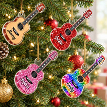 Load image into Gallery viewer, Personalized Guitar Acrylic Ornament Music Gift for Musicians