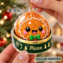 Load image into Gallery viewer, Personalized Acrylic Christmas Ornament Cute Santa Reindeer Gift for Family