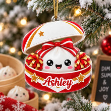 Load image into Gallery viewer, Personalized Cheerleader Dumpling Acrylic Ornament Gift for Daughter
