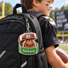 Load image into Gallery viewer, Personalized Acrylic Football Ornament Gift for Kids Christmas
