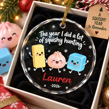 Load image into Gallery viewer, Personalized Crystal Ornament Cute Squishy Characters Gift for Kids