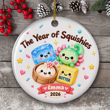 Load image into Gallery viewer, Personalized Ceramic Christmas Ornament Unique Gift for Kids