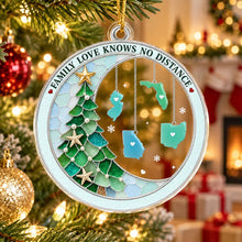 Load image into Gallery viewer, Personalized Family Map Acrylic Ornament Unique Gift for Christmas