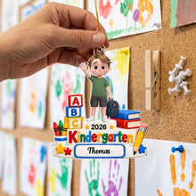 Load image into Gallery viewer, Personalized Acrylic Kindergarten Ornament Gift for Kids