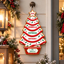 Load image into Gallery viewer, Personalized Family Keepsake Wooden Sign Christmas Decor Gift for Parents