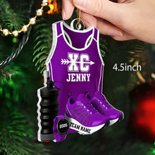 Load image into Gallery viewer, Personalized Acrylic Ornament for Runners Custom Sports Gift
