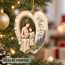 Load image into Gallery viewer, Personalized Acrylic Ornament Grandma Gift Love You to Moon