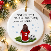Load image into Gallery viewer, Personalized Soccer Player Ornament Gift for Athletes