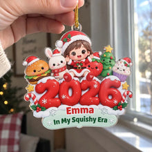 Load image into Gallery viewer, Personalized Acrylic Christmas Ornament Cute Child Gift for Family