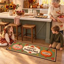 Load image into Gallery viewer, Personalized Grandma & Grandpa Pumpkin Patch Doormat Gift