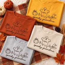 Load image into Gallery viewer, Personalized Spooky Grandma Tee Cute Halloween Gift Idea