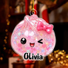Load image into Gallery viewer, Personalized Dumpling Acrylic Ornament Unique Family Gift