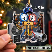 Load image into Gallery viewer, Personalized HVAC Technician Ornament Unique Custom Gift