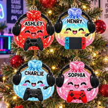 Load image into Gallery viewer, Personalized Gamer Acrylic Ornament Cute Christmas Gift for Kids