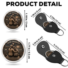 Load image into Gallery viewer, Personalized Pocket Hug Keychain Vintage Mother-Daughter Gift