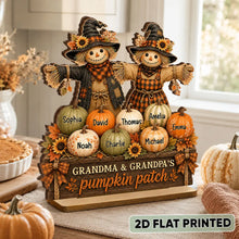 Load image into Gallery viewer, Personalized Wooden Plaque for Grandparents | Fall Family Gift