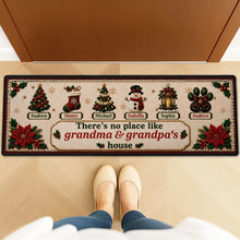 Load image into Gallery viewer, Personalized Doormat with Grandma & Grandpa's House Design Gift for Family