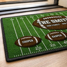 Load image into Gallery viewer, Personalized Doormat for Football Family Gift Custom Team Name