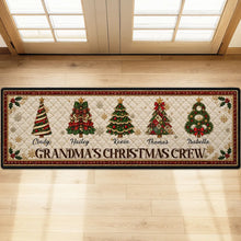 Load image into Gallery viewer, Personalized Grandma's Christmas Crew Doormat Gift for Family