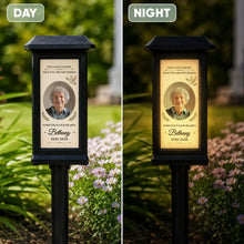 Load image into Gallery viewer, Personalized Solar Garden Stake Light for Sympathy Remembrance