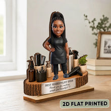Load image into Gallery viewer, Personalized Wooden Plaque Thank You Gift for Hairstylist