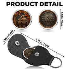 Load image into Gallery viewer, Personalized Pocket Hug Keychain Gift for Husband Autumn Couple