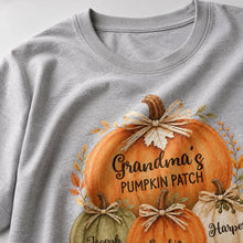 Load image into Gallery viewer, Personalized Classic Tee Watercolor Pumpkin Gift for Grandma