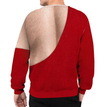 Load image into Gallery viewer, Personalized Funny Reindeer Illusion Sweatshirt for Couples Christmas Gift