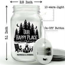 Load image into Gallery viewer, Personalized Glass Mason Jar Light Creative Gift for Couples