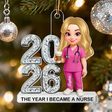 Load image into Gallery viewer, Personalized Nurse Acrylic Ornament Christmas Gift for Nurse