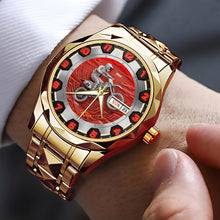 Load image into Gallery viewer, Get Ready to Ride: Personalized Dirt Bike Riding Men's Watch - Perfect Gift for Bikers! Men's Watch MagicInPrints