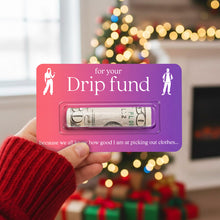 Load image into Gallery viewer, Personalized Santa Money Holder Card Unique Christmas Gift