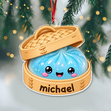 Load image into Gallery viewer, Personalized Acrylic Dim Sum Ornament Gift for Family & Friends