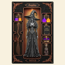 Load image into Gallery viewer, Embrace the Enchantment - Spooky Style Metal Sign, Personalized Gifts for Fantasy Lovers Metal Signs MagicInPrints