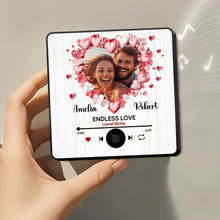 Load image into Gallery viewer, Personalized Couple Fridge Magnet - Endless Love Gift | Valentine's Day Gifts Fridge Magnet PopCulturePrints