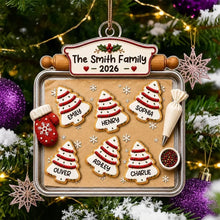 Load image into Gallery viewer, Personalized Acrylic Christmas Ornament Custom Family Gift