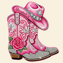Load image into Gallery viewer, Personalized Cowgirl Boots Doormat - Perfect Gift for Cowgirls Doormat MagicInPrints