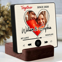 Load image into Gallery viewer, Custom Music Fridge Magnet for Couples – Perfect Personalized Valentine’s Day Gifts Fridge Magnet PopCulturePrints