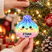 Load image into Gallery viewer, Personalized Acrylic Christmas Ornament Dim Sum Gift for Family