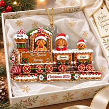 Load image into Gallery viewer, Personalized Gingerbread Family Ornament Unique Christmas Gift
