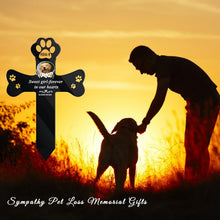 Load image into Gallery viewer, Personalized Metal Garden Stake Custom Dog Memorial Gift for Pet Owners
