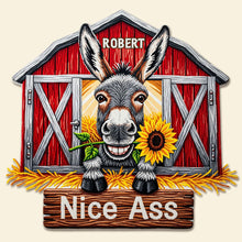 Load image into Gallery viewer, Nice Ass Donkey Doormat - Personalized Gift for Donkey Lovers Doormat MagicInPrints
