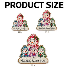 Load image into Gallery viewer, Personalized Snowman Shaped Doormat Gift for Grandma Christmas Decor