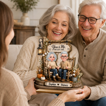Load image into Gallery viewer, Personalized 2-Layer Wooden Plaque Unique Couple Gift for Anniversary