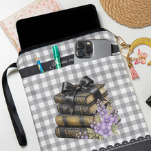 Load image into Gallery viewer, Personalized Cotton Canvas Book Sleeve Gift for Readers