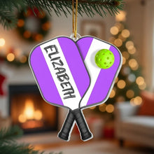 Load image into Gallery viewer, Personalized Acrylic Pickleball Ornament Gift for Players