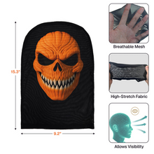 Load image into Gallery viewer, Personalized Mesh Print Balaclava Hat Custom Spooky Face for Halloween Family Party