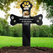 Load image into Gallery viewer, Personalized Metal Garden Stake Custom Dog Memorial Gift for Pet Owners