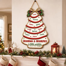 Load image into Gallery viewer, Personalized Wooden Sign for Grandma & Grandpa's Family Gift