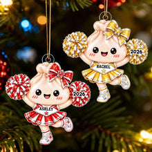 Load image into Gallery viewer, Personalized Cheerleader Acrylic Ornament Custom Gift for Daughter
